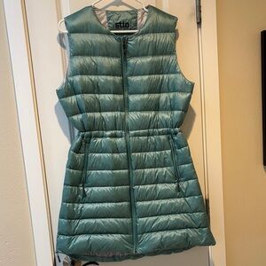 Stio long puffer vest